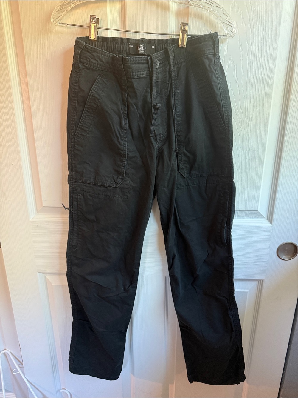 Hollister Black Cargo Utility Pants